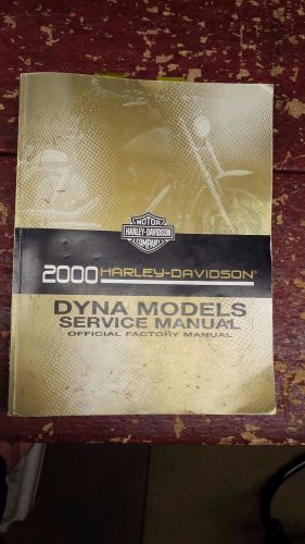 Harley-davidson 2000 dyna models service manual