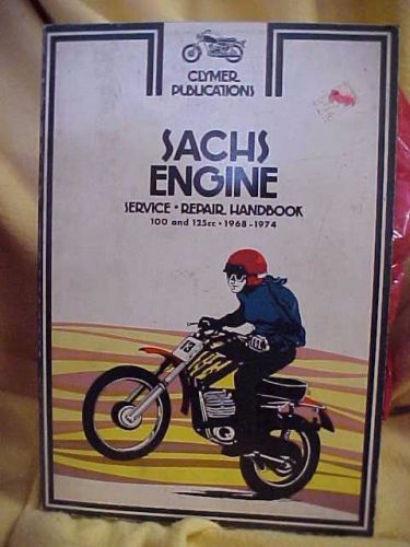 Sach&#039;s motorcycle engines service manual, 68&#039;s-74&#039;s era, clymer, 100 &amp; 125cc