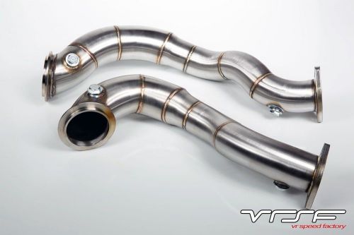 Vrsf 3&#034; stainless steel catless downpipes n54 07-11 bmw 335xi e90/e92