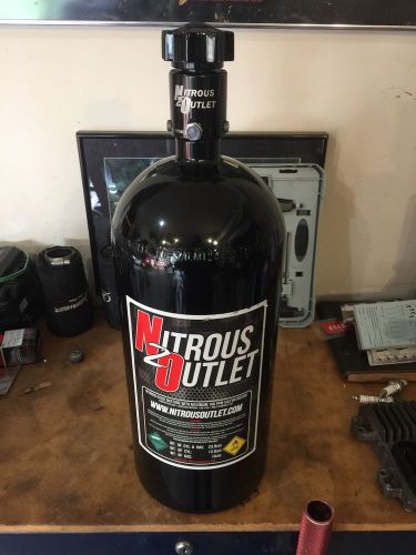 Nitrous outlet 10lb bottle tank w/ high flow valve nos express