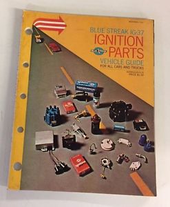 Vtg 1977 blue streak ig 37 ignition parts vehicle guide catalog all cars trucks