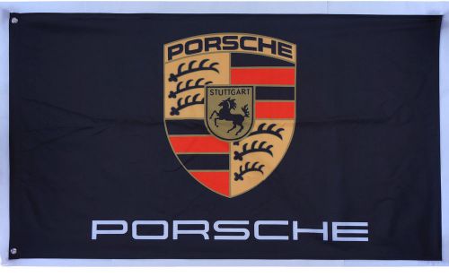 New porsche flag porsche banner flags porsche car flags 3x5 ft -free shipping