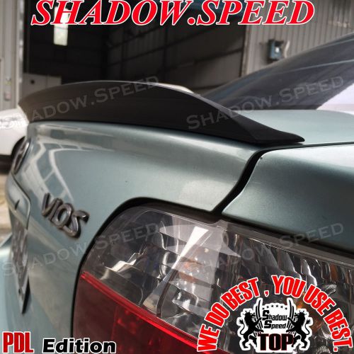 Unpainted p type rear trunk lip spoiler for mitsubishi evolution 2008-15 sedan ☢
