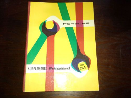1963 nice original porsche 356b 356 b workshop repair service manual supplement