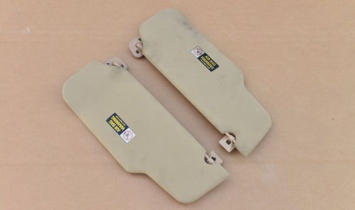 1998-2002 ford p71 police crown victoria sun visors with clip left right