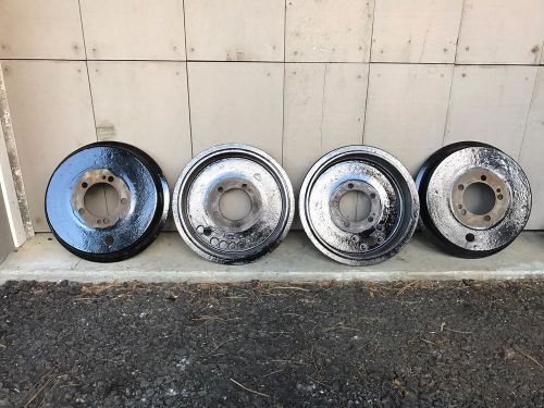 4-xk120 solid wheel brake drums, excellent condition