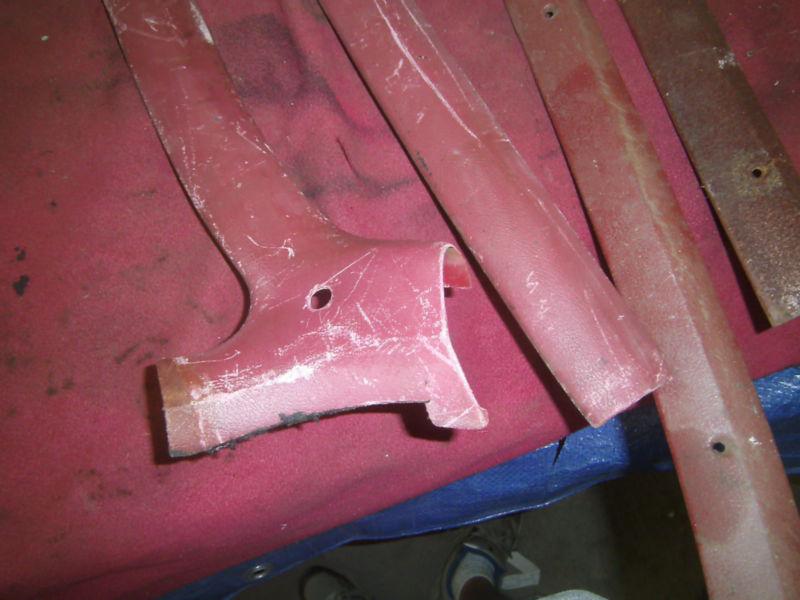 Buy ORIGINAL GM FULL SET RED CARMINE CAMARO TRANS AM HEADLINER TRIM PANEL HEAD LINER in Spencer