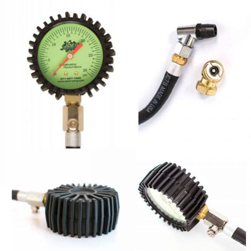 Joes tire pressure air gauge 03-30  17&#034; flex hose      ++free shipping++