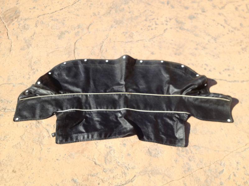 Buy TRIUMPH TR6 HOOD COVER ORIGINAL BLACK WITH WHITE PIPING in