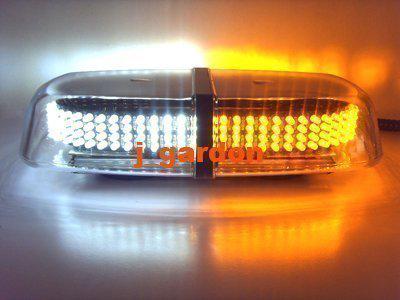 New 240 led emergency light warning light waterproof magnets amber/white light