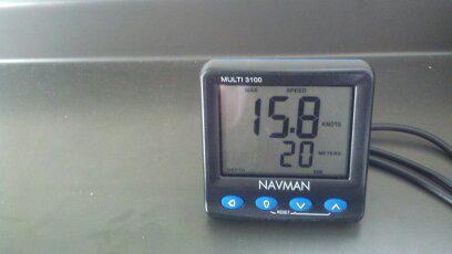 Navman/simrad 3100 multi depth speed temp, timer instrument