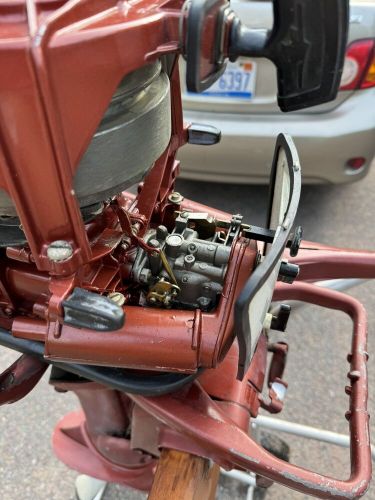 1956 Johnson Outboard 7.5hp Sea Horse Motor Vintage Original Condition, US $1,100.00, image 7