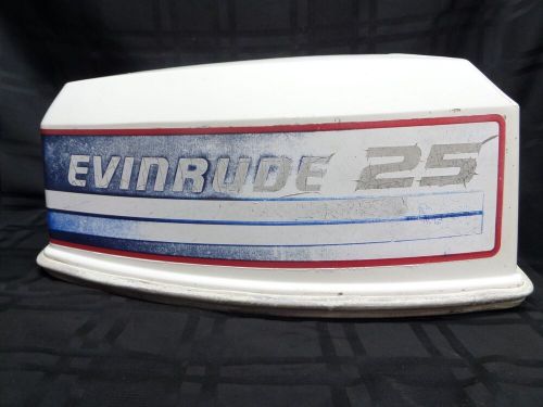 1982 EVINRUDE E25ELCNE 25HP TOP COVER COWLING HOOD 281781 JOHNSON MOTOR OUTBOARD, US $78.99, image 10