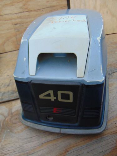 Vintage 1980s OMC Evinrude 40 HP VRO Outboard Hood Cowl Housing Shroud, US $49.99, image 5