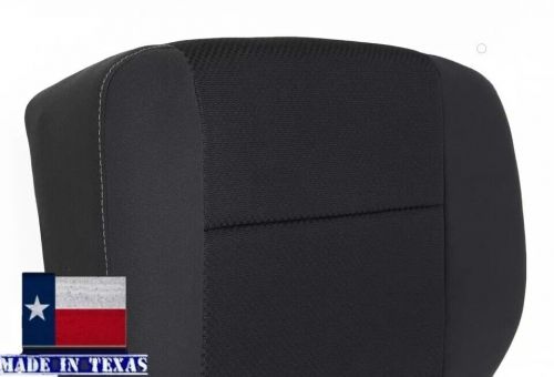 Black Driver Side Cloth Bottom Seat Cover For 2016 2017 Chevy Silverado 3500, US $131.31, image 3