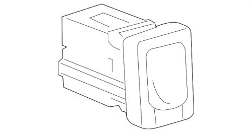 Genuine toyota audio auxiliary jack 86190-35020