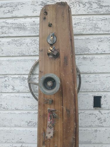 Boat dashboard steering wheel hatteras mahogany yacht  nautical marine decor