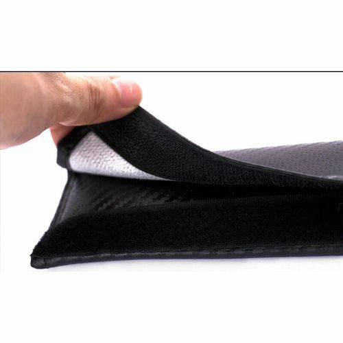 Customized Text 2Pcs Carbon Fiber Car Seat Belt Cover Shoulder Cushion Pad, AU $23.39, image 7