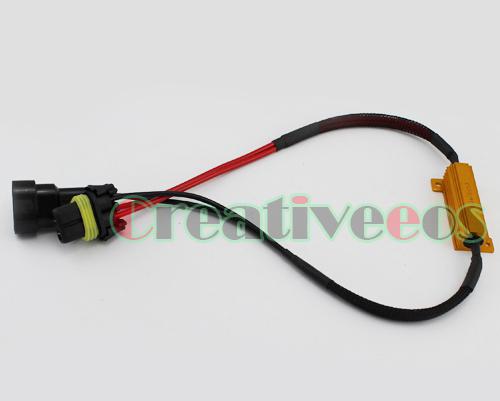 2x 9006 hb4 error free load resistor canceller resistor decoder for car lights