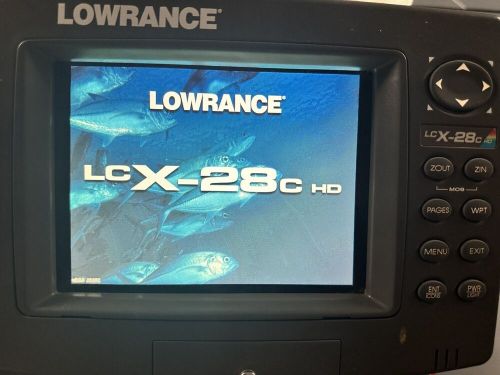 LOWRANCE LCX-28C HD GPS FISHFINDER RADAR MFD CHARTPLOTTER UNIT, US $100.00, image 2