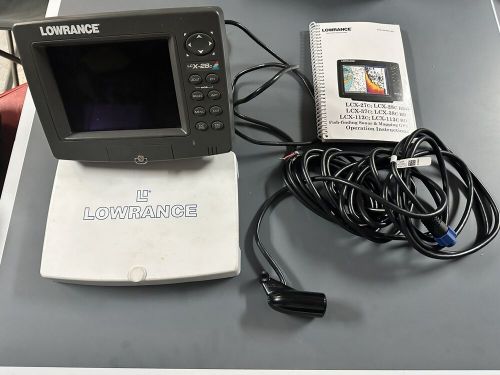 LOWRANCE LCX-28C HD GPS FISHFINDER RADAR MFD CHARTPLOTTER UNIT, US $100.00, image 6