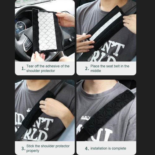 Car Seat Belt Pads Universal Car Seat Belt Warm Plus h USNEW, US $2.19, image 4