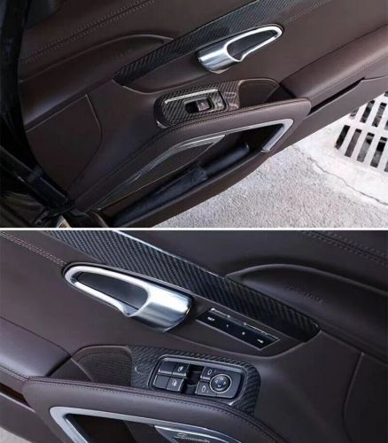 Carbon Fiber Window Switch Panel Cover For Porsche 718 Boxster Cayman 2016-2020-, US $, image 2