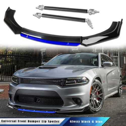 Universal Front Bumper Lip Splitter Spoiler Blue For Dodge Charger RT SRT SXT US, US $69.99, image 10