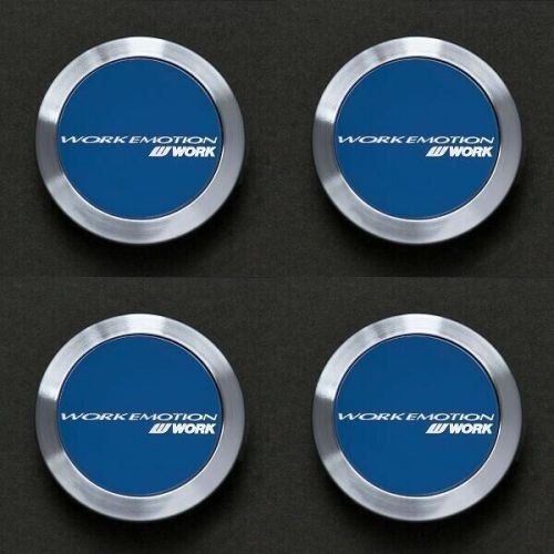 Work wheels emotion flat center caps zr10 t7r d9r set of 4 120250