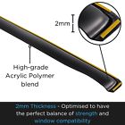 Ispeed wind deflectors for mercedes benz citan van mk1 w415 2012-2020 2pcs