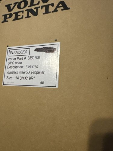 Volvo Penta Boat Propeller 3860708 | SX Drive RH 14 3/4 x 19P SS, US $350.00, image 3