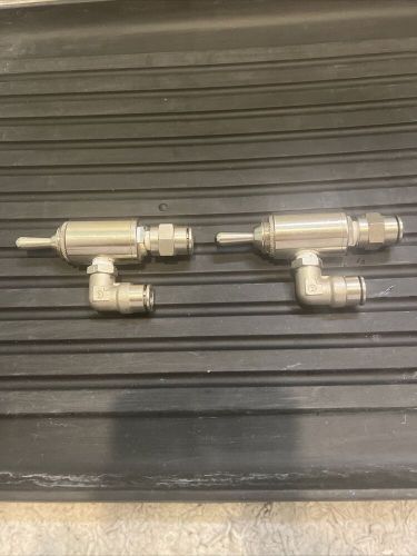 Pair of airmaxxx 3/8 line manual air ride valves 3 position toggle switches