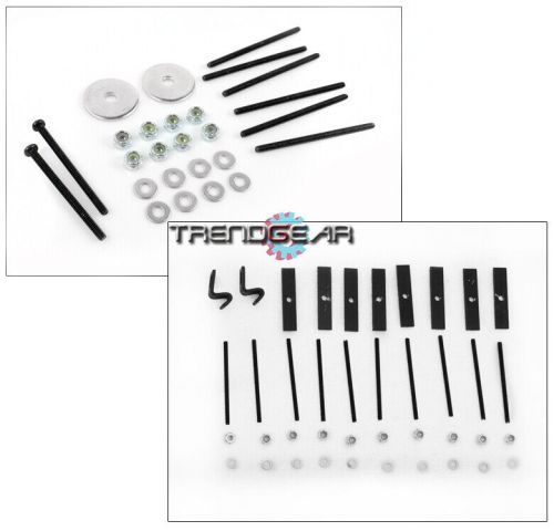 07-10 sierra 2500 3500 hd upper+bumper stainless steel mesh grille insert combo