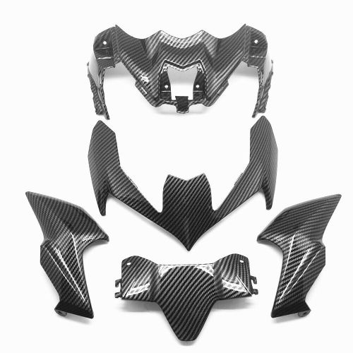 Front Nose Headlight Fairing Cowls Set Carbon Fiber For KAWASAKI Z 900 2020 2021, US $309.00, image 4