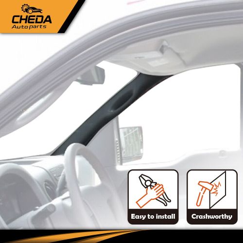 Fit For 2004-08 Ford F150 GP Front A Pillar Trim Black Handle Passenger Side RH, US $27.63, image 4