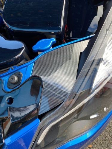 Vauxhall Opel Corsa D (inc VXR) - Slam Panel End Covers - Carbon Effect Plastic, US $, image 2