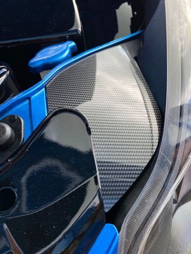 Vauxhall Opel Corsa D (inc VXR) - Slam Panel End Covers - Carbon Effect Plastic, US $, image 3