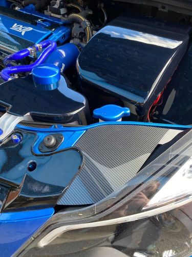 Vauxhall Opel Corsa D (inc VXR) - Slam Panel End Covers - Carbon Effect Plastic, US $, image 8