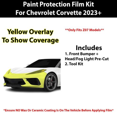 Pre Cut Paint Protection Film Clear Bra PPF for Chevy Corvette Z07 2023+, US $199.99, image 3