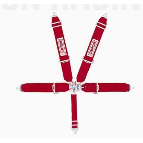 Simpson 29075BK Latch/Link Short Sew 5-Way Sprint Harness, Black, US $144.95, image 3