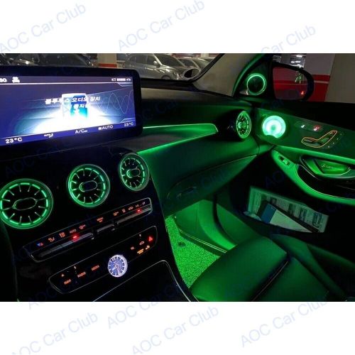 3colors LED Co-pilot Dash Cover Ambient Light For Mercedes BenzC300 C43 C63 W205, US $72.50, image 6