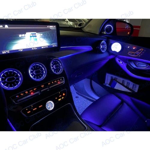 3colors LED Co-pilot Dash Cover Ambient Light For Mercedes BenzC300 C43 C63 W205, US $72.50, image 7