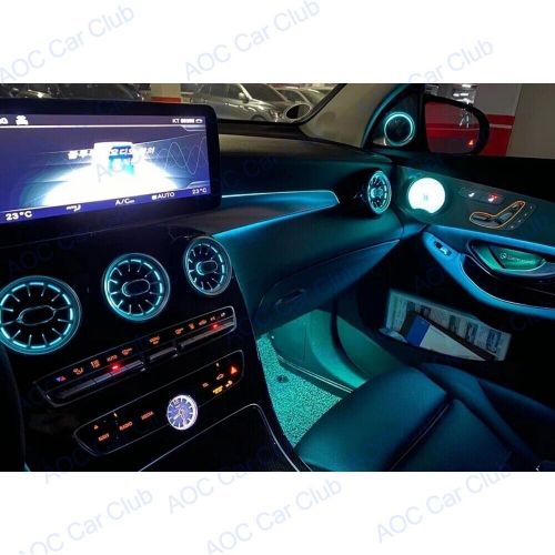 3colors LED Co-pilot Dash Cover Ambient Light For Mercedes BenzC300 C43 C63 W205, US $72.50, image 8