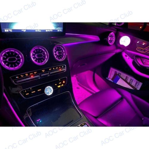 3colors LED Co-pilot Dash Cover Ambient Light For Mercedes BenzC300 C43 C63 W205, US $72.50, image 10