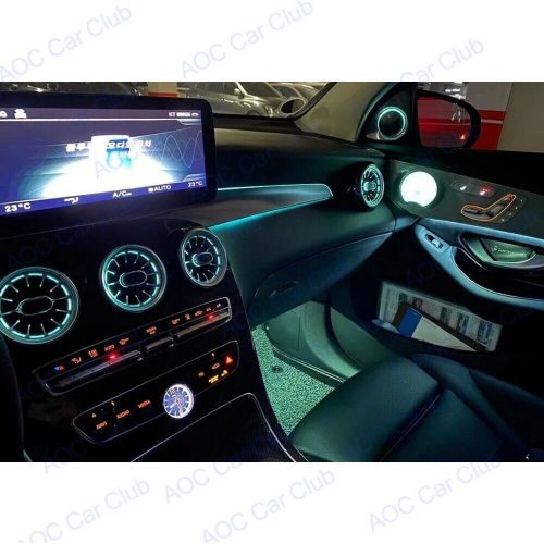 3colors LED Co-pilot Dash Cover Ambient Light For Mercedes BenzC300 C43 C63 W205, US $72.50, image 11
