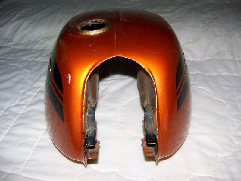 HONDA CL175 Scrambler Fuel Tank Gas Tank Original Paint Candy Topaz Orange 1971, US $120.00, image 4