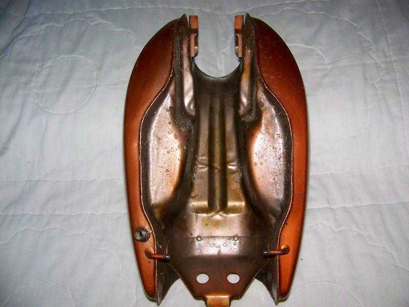 HONDA CL175 Scrambler Fuel Tank Gas Tank Original Paint Candy Topaz Orange 1971, US $120.00, image 5