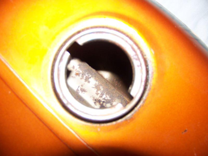 HONDA CL175 Scrambler Fuel Tank Gas Tank Original Paint Candy Topaz Orange 1971, US $120.00, image 6