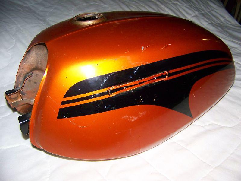 HONDA CL175 Scrambler Fuel Tank Gas Tank Original Paint Candy Topaz Orange 1971, US $120.00, image 7