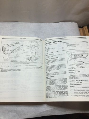 1981 Ford Car Shop Service Repair Manual Thunderbird, Mustang, XR-7, Fairmont, Z, US $19.99, image 7